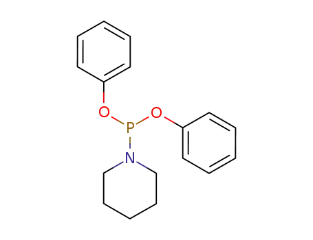 Molecular Structure of 38945-81-2 (1-Diphenoxyphosphinyl-piperidin)