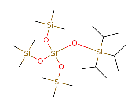 Molecular Structure of 1351415-86-5 (1,1,1-trimethyl-5,5,5-triisopropyl-3,3-bis(trimethyl-siloxy)trisiloxane)