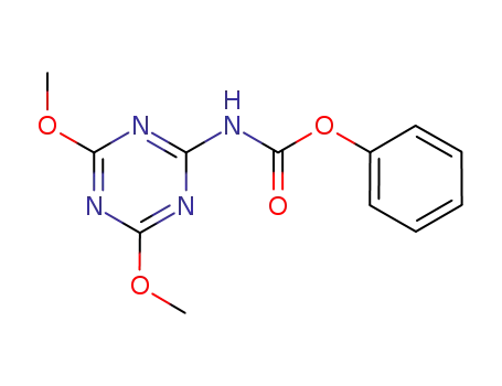 4,6-dimethoxy-1,3,5-triazin-2-yl-carbamic acid,phenyl ester
