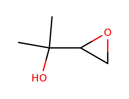 Molecular Structure of 19482-44-1 (2-(oxiran-2-yl)propan-2-ol)