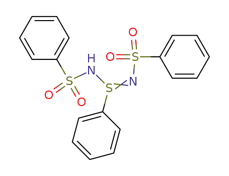 Benzenesulfonamide, N-[S-phenyl-N-(phenylsulfonyl)sulfinimidoyl]-