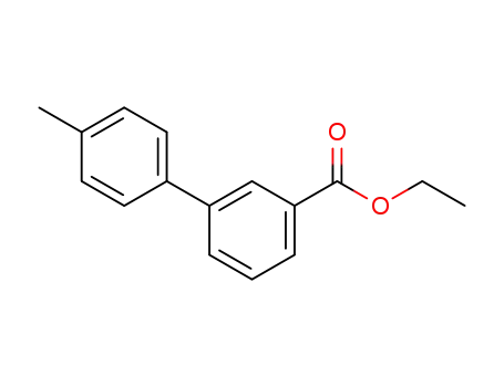 Molecular Structure of 160417-31-2 ([1,1'-Biphenyl]-3-carboxylic acid, 4'-methyl-, ethyl ester)