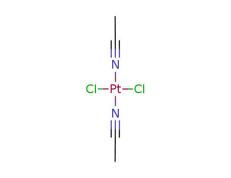 Platinum, bis (acetonitrile)dichloro-, (SP-4-2)- cas  21264-32-4