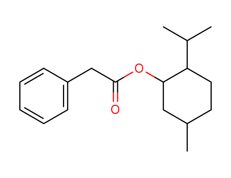 Benzeneacetic acid,5-methyl-2-(1-methylethyl)cyclohexyl ester