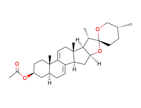 acetic acid-[(25<i>R</i>)-5α-spirosta-7,9(11)-dien-3β-yl ester