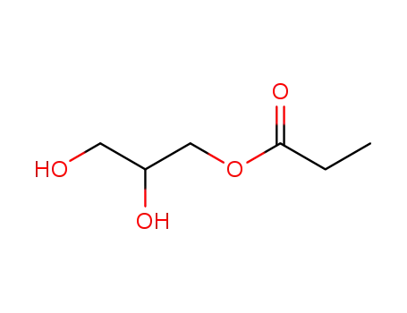 Molecular Structure of 624-47-5 (1,2,3-Propanetriol 1-propanoate)