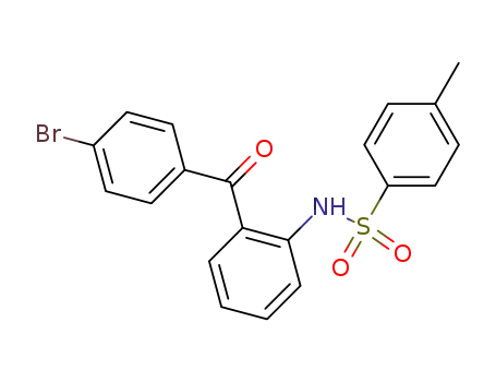 Molecular Structure of 370851-82-4 (Benzenesulfonamide, N-[2-(4-bromobenzoyl)phenyl]-4-methyl-)