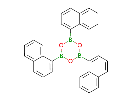 Molecular Structure of 7519-87-1 (tris(1-naphthyl)boroxine)