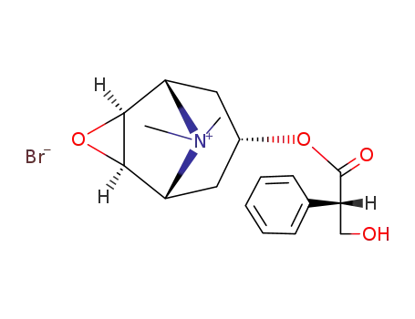 Molecular Structure of 155-41-9 (METHSCOPOLAMINE BROMIDE)