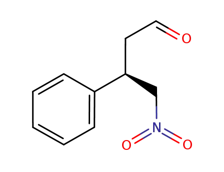 Molecular Structure of 934269-53-1 ((3R)-4-nitro-3-phenylbutanal)