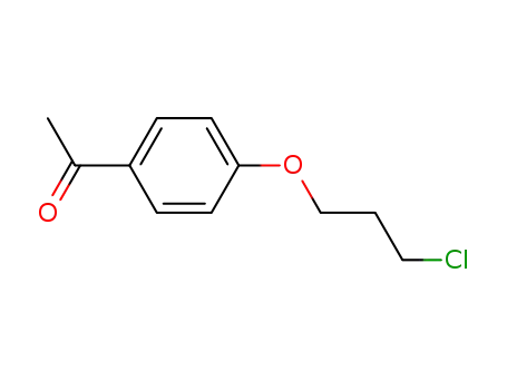 Molecular Structure of 91427-23-5 (1-[4-(3-chloropropoxy)phenyl]ethanone)
