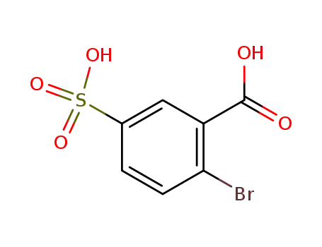 Molecular Structure of 195452-57-4 (2-bromo-5-sulfo-benzoic acid)