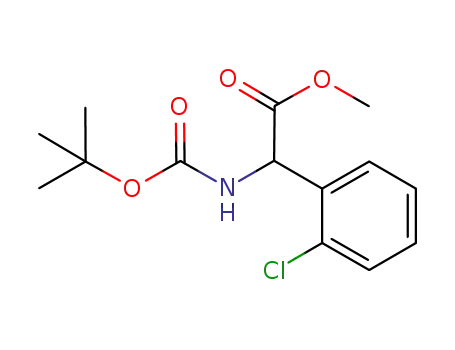 methyl 2-((tert-butoxycarbonyl)amino)-2-(2-chlorophenyl)acetate