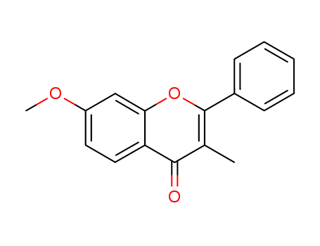 4H-1-Benzopyran-4-one,7-methoxy-3-methyl-2-phenyl- cas  18651-16-6