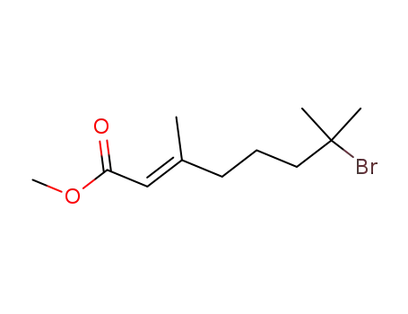 2-Octenoic acid, 7-bromo-3,7-dimethyl-, methyl ester, (E)-