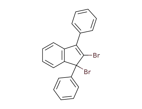 Molecular Structure of 857811-86-0 (1,2-dibromo-1,3-diphenyl-indene)