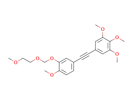 5-(2-(3-((2-methoxyethoxy)methoxy)-4-methoxyphenyl)ethynyl)-1,2,3-trimethoxybenzene