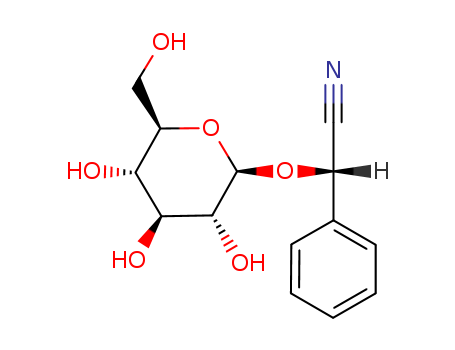 (2S)-2-phenyl-2-[(2R,3R,4S,5R,6R)-3,4,5-trihydroxy-6-(hydroxymethyl)oxan-2-yl]oxy-acetonitrile