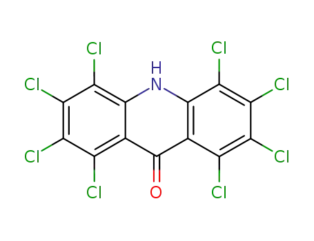 1,2,3,4,5,6,7,8-octachloro-10<i>H</i>-acridin-9-one