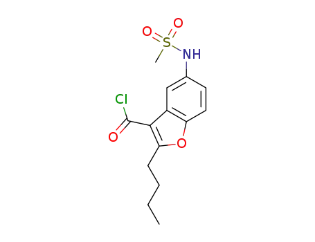 2-butyl-5-(methanesulfonamido)benzofuran-3-carbonyl chloride