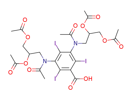 Benzoic acid,
3,5-bis[acetyl[2,3-bis(acetyloxy)propyl]amino]-2,4,6-triiodo-