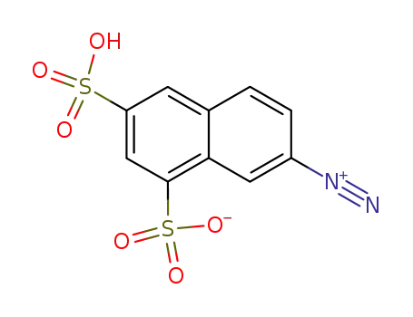 Molecular Structure of 163453-90-5 (6,8-disulfo-naphthalene-2-diazonium-betaine)