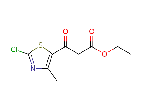 Molecular Structure of 1215002-61-1 (ethyl 3-(2-chloro-4-methylthiazol-5-yl)-3-oxopropanoate)
