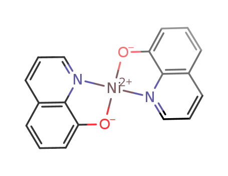 Molecular Structure of 14100-15-3 (bis(quinolin-8-olato-N1,O8)nickel)