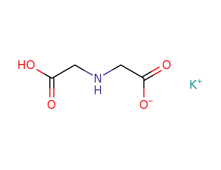 Molecular Structure of 2562-31-4 (potassium hydrogen salt of iminodiacetic acid)