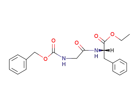 Molecular Structure of 3956-78-3 (L-Phenylalanine, N-[(phenylmethoxy)carbonyl]glycyl-, ethyl ester)