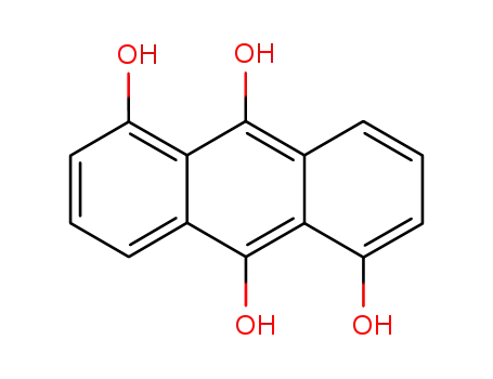 Molecular Structure of 64651-75-8 (1,5,9,10-Anthracenetetrol)