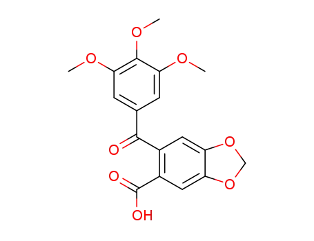 6-(3,4,5-trimethoxybenzoyl)-1,3-benzodioxole-5-carboxylic acid