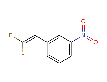 Molecular Structure of 84750-94-7 (Benzene, 1-(2,2-difluoroethenyl)-3-nitro-)