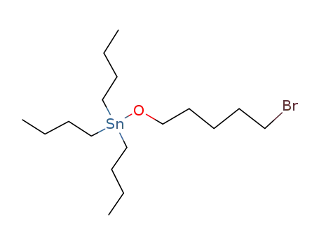 Molecular Structure of 41968-81-4 ((C<sub>4</sub>H<sub>9</sub>)3SnO(CH<sub>2</sub>)5Br)
