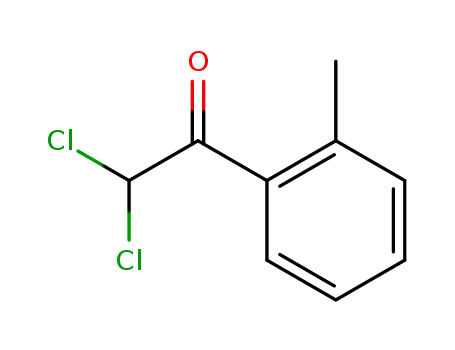 Molecular Structure of 113337-39-6 (Ethanone, 2,2-dichloro-1-(2-methylphenyl)- (9CI))