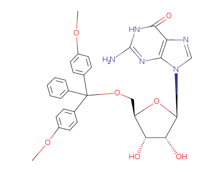 Guanosine, 5'-O-[bis(4-methoxyphenyl)phenylmethyl]-