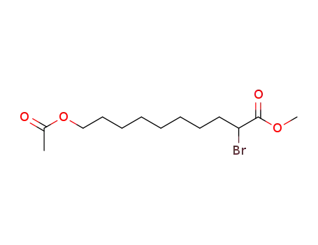 2-Brom-10-acetoxy-decansaeure-methylester
