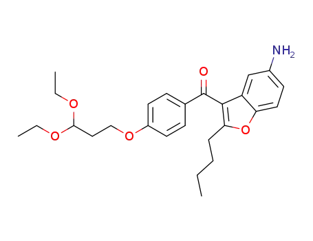 (5-amino-2-butyl-benzofuran-3-yl)[4'-(3,3-diethoxypropoxy)phenyl]methanone