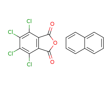 Molecular Structure of 2816-96-8 (naphthalene-tetrachlorophthalic anhydride)