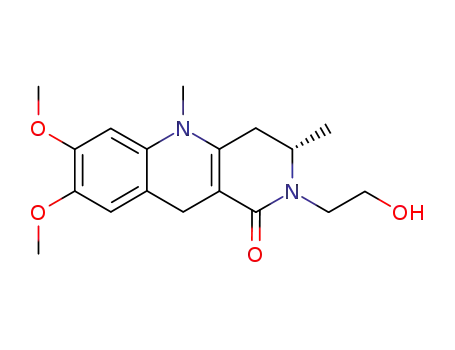 Benzo[b][1,6]naphthyridin-1(2H)-one,
3,4,5,10-tetrahydro-2-(2-hydroxyethyl)-7,8-dimethoxy-3,5-dimethyl-,
(3S)-
