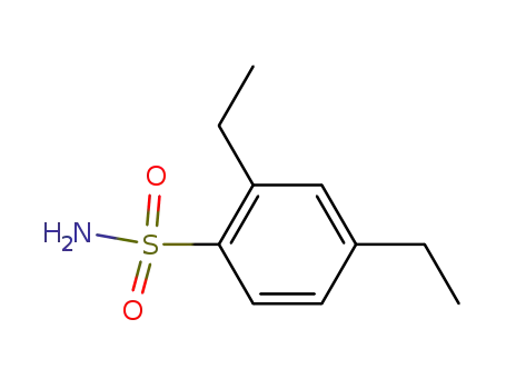 Molecular Structure of 66280-33-9 (Benzenesulfonamide, 2,4-diethyl-)