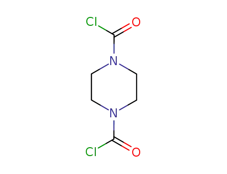 Molecular Structure of 4858-84-8 (1,4-PIPERAZINEDICARBONYL CHLORIDE)