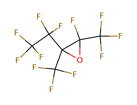 Molecular Structure of 344336-22-7 (perfluoro-3-methyl-2,3-epoxypentane)