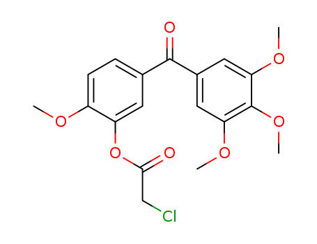 Acetic acid, chloro-, 2-methoxy-5-(3,4,5-trimethoxybenzoyl)phenyl ester