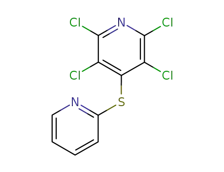 Molecular Structure of 74894-12-5 (tetrachloro-4-(2-pyridylthio)pyridine)