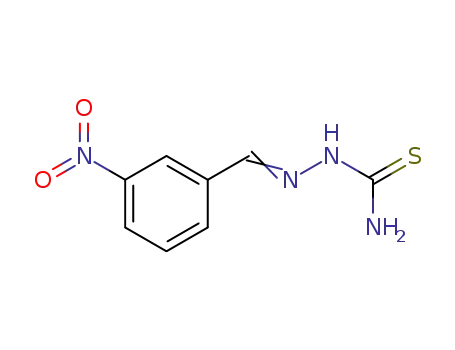 Molecular Structure of 5706-76-3 (3-nitrobenzaldehyde thiosemicarbazone)
