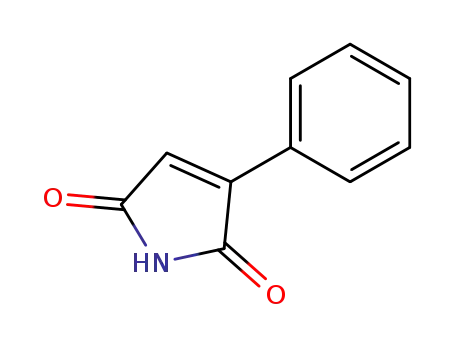 Molecular Structure of 34900-45-3 (1H-Pyrrole-2,5-dione, 3-phenyl-)