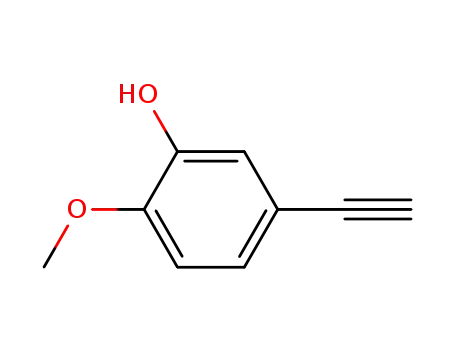 Molecular Structure of 871940-23-7 (3-ETHYNYL-2-METHOXY-PHENOL)