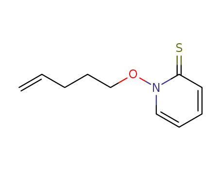 Molecular Structure of 114720-43-3 (N-(4-Pentenyl-1-oxy)pyridine-2(1H)-thione)
