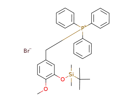 <3-<(tert-butyldimethylsilyl)oxy>-4-methoxybenzyl>triphenylphosphonium bromide